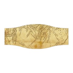 Vintage Map Background Paper Stretchable Headband by Celenk