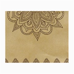 Vintage Background Paper Mandala Small Glasses Cloth (2-side) by Celenk