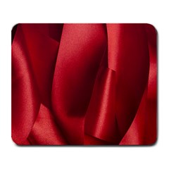 Red Fabric Textile Macro Detail Large Mousepads by Celenk