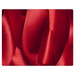 Red Fabric Textile Macro Detail Double Sided Flano Blanket (Medium)  60 x50  Blanket Front