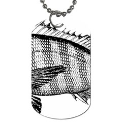 Animal Fish Ocean Sea Dog Tag (one Side) by Celenk