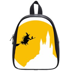 Castle Cat Evil Female Fictional School Bag (small) by Celenk