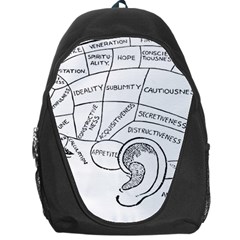 Brain Chart Diagram Face Fringe Backpack Bag