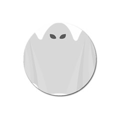 Ghost Halloween Spooky Horror Fear Magnet 3  (round) by Celenk