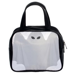 Ghost Halloween Spooky Horror Fear Classic Handbags (2 Sides) by Celenk