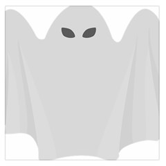 Ghost Halloween Spooky Horror Fear Large Satin Scarf (square) by Celenk