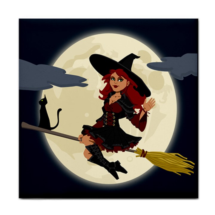 Witch Witchcraft Broomstick Broom Face Towel