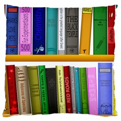 Shelf Books Library Reading Large Cushion Case (two Sides)