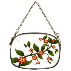 Flower Branch Nature Leaves Plant Chain Purses (two Sides)  by Celenk