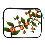 Flower Branch Nature Leaves Plant Apple iPad 2/3/4 Zipper Cases Front