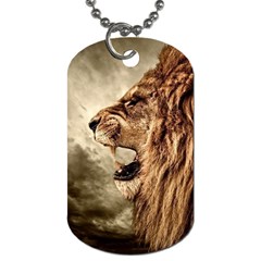 Roaring Lion Dog Tag (one Side)