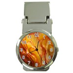 Flowers Leaves Leaf Floral Summer Money Clip Watches Front