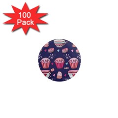 Afternoon Tea And Sweets 1  Mini Magnets (100 pack) 
