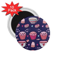 Afternoon Tea And Sweets 2.25  Magnets (10 pack) 