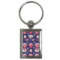 Afternoon Tea And Sweets Key Chains (Rectangle) 