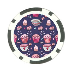 Afternoon Tea And Sweets Poker Chip Card Guard