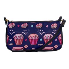 Afternoon Tea And Sweets Shoulder Clutch Bags