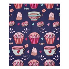 Afternoon Tea And Sweets Shower Curtain 60  x 72  (Medium) 