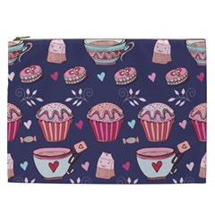 Afternoon Tea And Sweets Cosmetic Bag (XXL) 