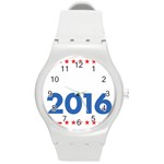 WTF? 2016 Round Plastic Sport Watch (M) Front