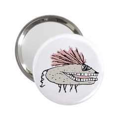 Monster Rat Hand Draw Illustration 2 25  Handbag Mirrors by dflcprints