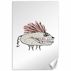 Monster Rat Hand Draw Illustration Canvas 24  X 36  by dflcprints