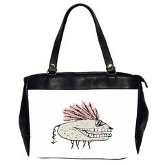 Monster Rat Hand Draw Illustration Office Handbags (2 Sides)  by dflcprints