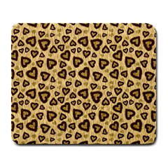 Leopard Heart 01 Large Mousepads by jumpercat