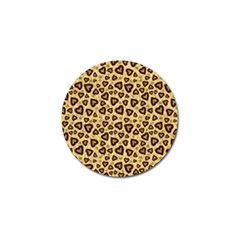 Leopard Heart 01 Golf Ball Marker (4 Pack) by jumpercat