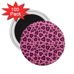 Leopard Heart 03 2 25  Magnets (100 Pack)  by jumpercat