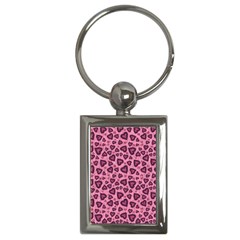 Leopard Heart 03 Key Chains (rectangle)  by jumpercat