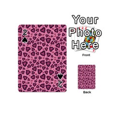 Leopard Heart 03 Playing Cards 54 (mini)  by jumpercat