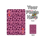 Leopard Heart 03 Playing Cards 54 (Mini)  Front - Diamond5