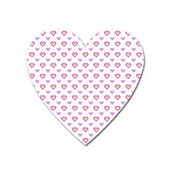 Pixel Hearts Heart Magnet by jumpercat
