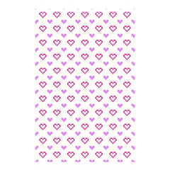 Pixel Hearts Shower Curtain 48  X 72  (small)  by jumpercat