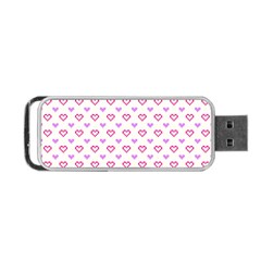 Pixel Hearts Portable Usb Flash (two Sides) by jumpercat