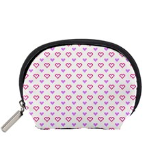 Pixel Hearts Accessory Pouches (small)  by jumpercat