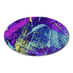 Ink Splash 01 Oval Magnet by jumpercat