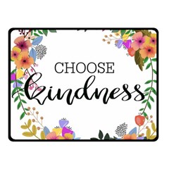 Choose Kidness Fleece Blanket (small) by SweetLittlePrint