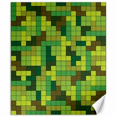 Tetris Camouflage Forest Canvas 20  X 24  