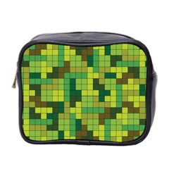 Tetris Camouflage Forest Mini Toiletries Bag 2-side by jumpercat