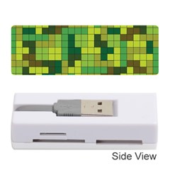 Tetris Camouflage Forest Memory Card Reader (stick)  by jumpercat