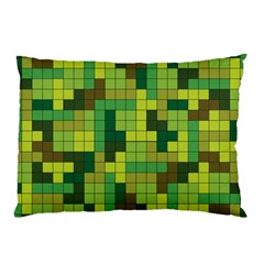 Tetris Camouflage Forest Pillow Case (two Sides) by jumpercat