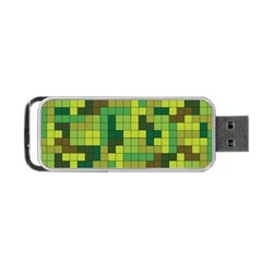 Tetris Camouflage Forest Portable Usb Flash (two Sides) by jumpercat