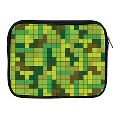 Tetris Camouflage Forest Apple Ipad 2/3/4 Zipper Cases by jumpercat