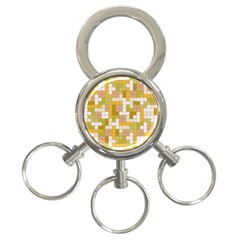 Tetris Camouflage Desert 3-Ring Key Chains