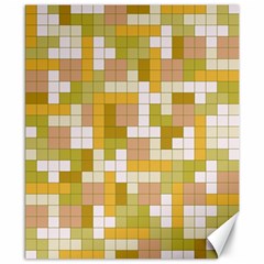 Tetris Camouflage Desert Canvas 8  x 10 