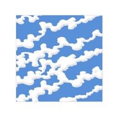 Cloud Lines Small Satin Scarf (square) by jumpercat