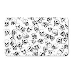 A Lot Of Skulls White Magnet (rectangular) by jumpercat