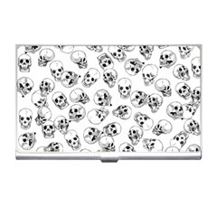 A Lot Of Skulls White Business Card Holders by jumpercat